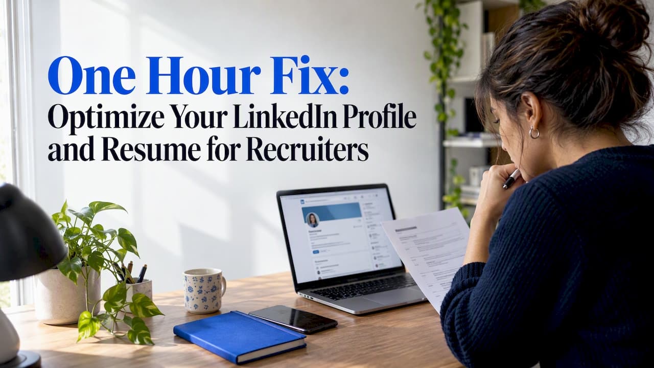 One Hour Fix: Optimize Your LinkedIn Profile and Resume for Recruiters